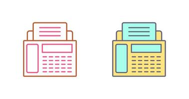 Fax Machine Icon Design vector