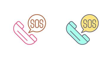 Sos Icon Design vector