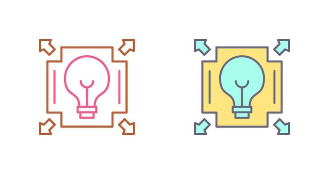 Diffusion Icon Design vector