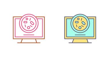 Petri Dish Icon Design vector