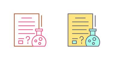 Hypothsis Icon Design vector