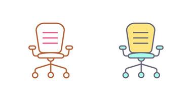 diseño de icono de silla de oficina vector