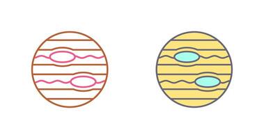 Neptune Icon Design vector