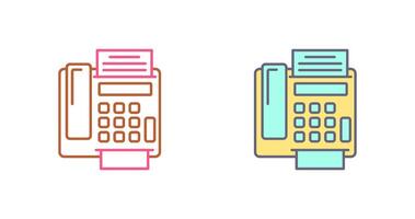 fax Machine Icon Design vector