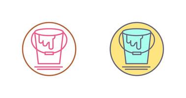 Paint Bucket Icon Design vector