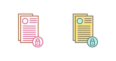 Privacy Icon Design vector