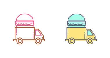 Fast Food Truck Icon Design vector