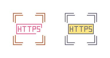 Https Icon Design vector