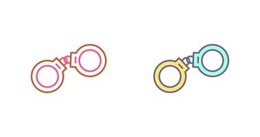 Handcuffs Icon Design vector