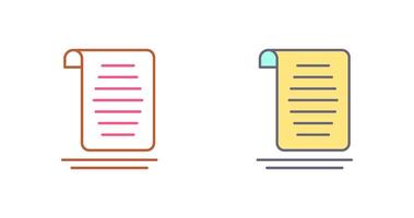 Document Icon Design vector