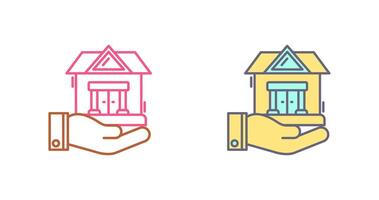 House Protection Icon Design vector