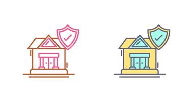 House Protection Icon Design vector