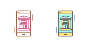 Online Banking Icon Design vector