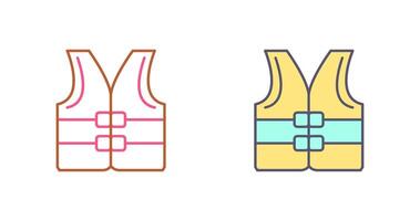 Life jacket Icon Design vector