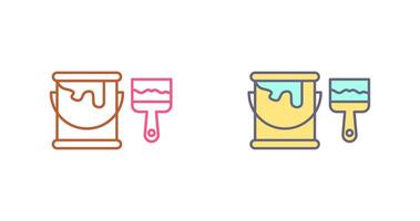 Paint Brush Icon Design vector