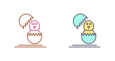 Chick Icon Design vector