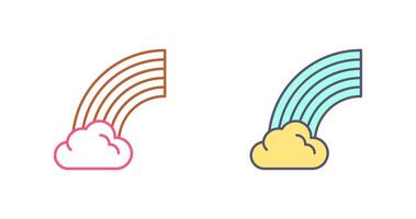Rainbow Icon Design vector