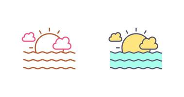 Sea Icon Design vector