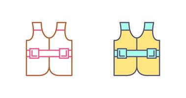 Life Jacket Icon Design vector