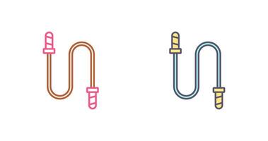 Jumping Rope Icon Design vector