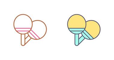 diseño de icono de ping pong vector