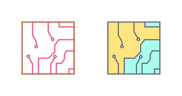 Electrical circuit Icon Design