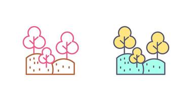 Forest Icon Design vector