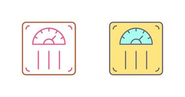 Weight Scale Icon Design vector