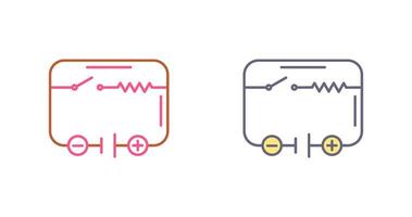 eléctrico circuito icono diseño vector