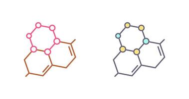 Molecule Icon Design vector