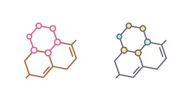 diseño de icono de molécula vector