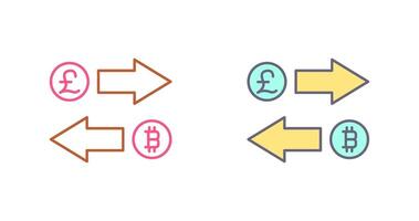 Exchange Icon Design vector