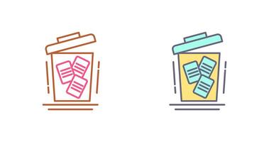 Delete Icon Design vector
