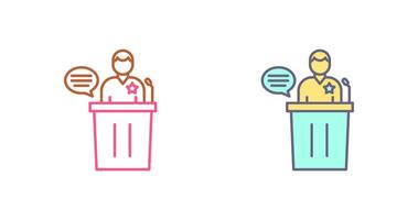 Debate Icon Design vector