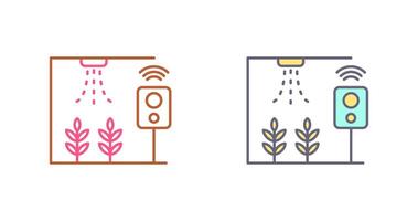 Smart Farm Icon Design vector
