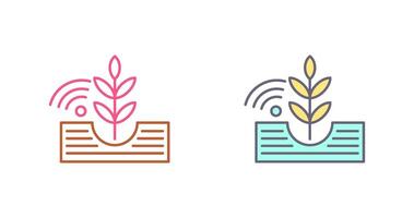 Planting Icon Design vector