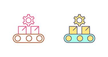 Conveyor Belt Icon Design vector