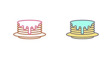 Pancake Icon Design vector