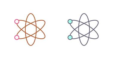 Atom Icon Design vector