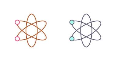 Atom Icon Design vector