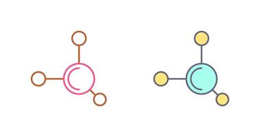 Molecule Icon Design vector