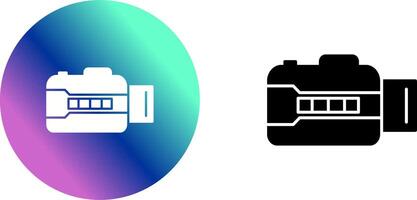 Unique Open Camera Icon Design vector