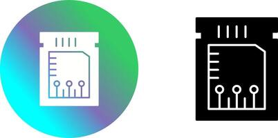 Unique Chip Icon Design vector