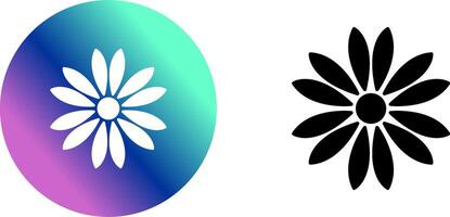 Unique Flower Icon Design vector