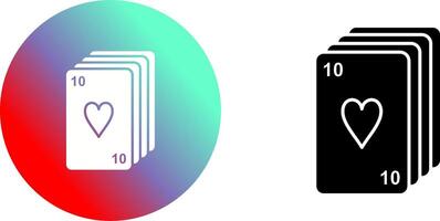 Deck of Cards Icon Design vector