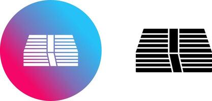 Pack of Bills Icon Design vector