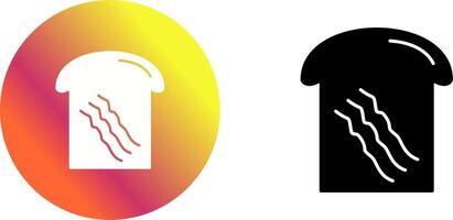 Toast Icon Design vector