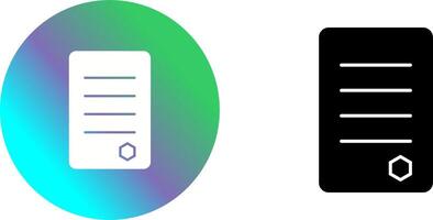 Unique Reports Icon Design vector