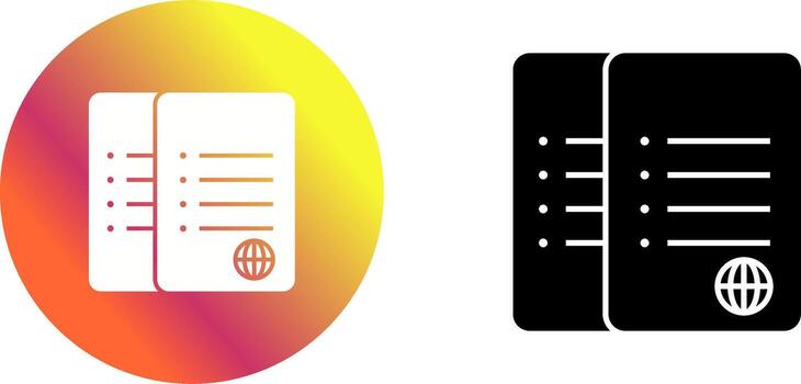 único red archivos icono diseño vector