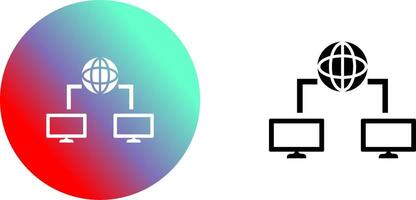 Unique Internet Connectivity Icon Design vector